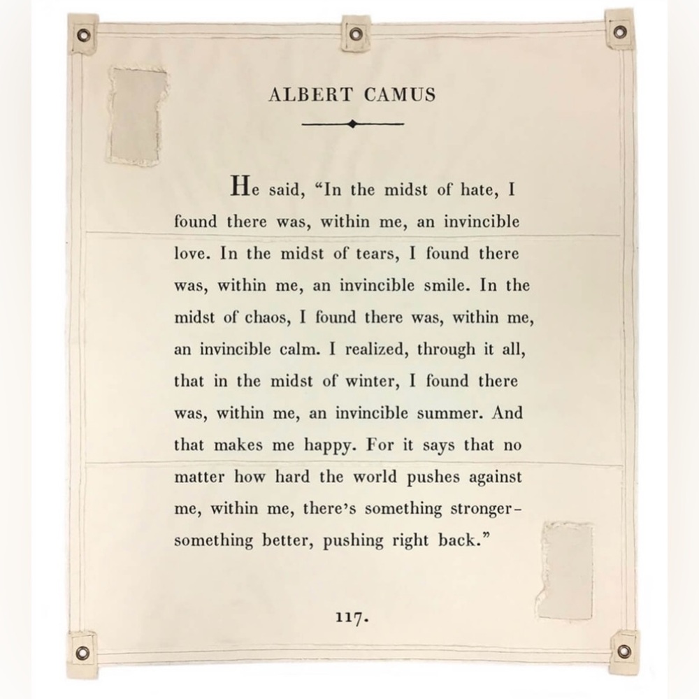Albert Camus Quote Wall Art